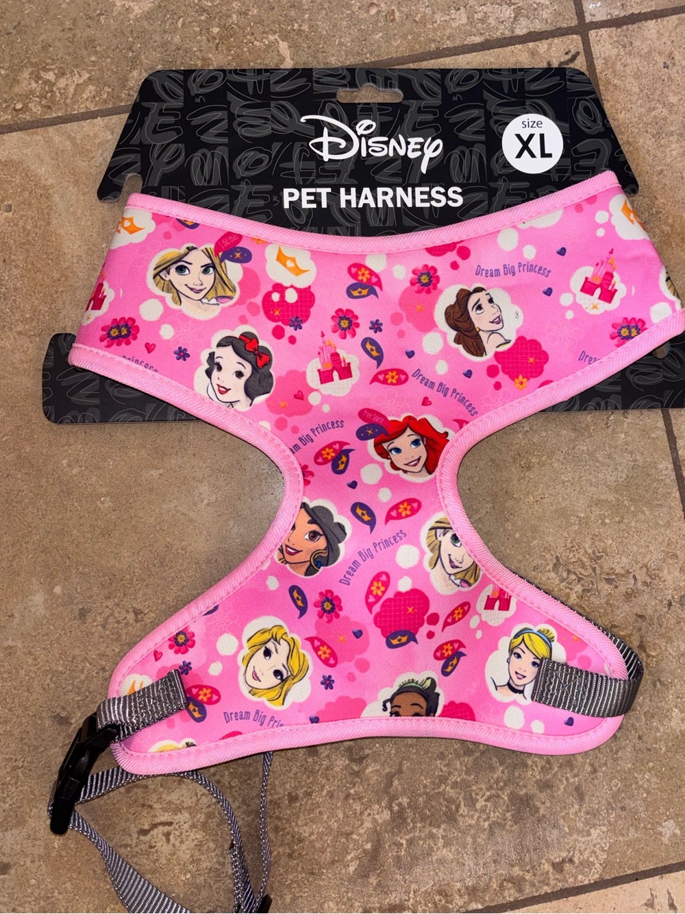 Disney Princess Dog Harness sz XL NEW